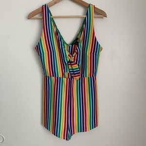 Forever 21 rainbow romper